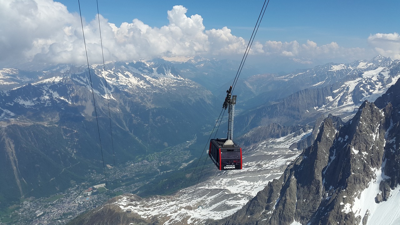 Cable car Aiguille Du Midi and Skyway Monte Bianco