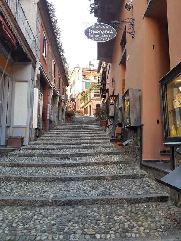 Cobbled street in Bellagio