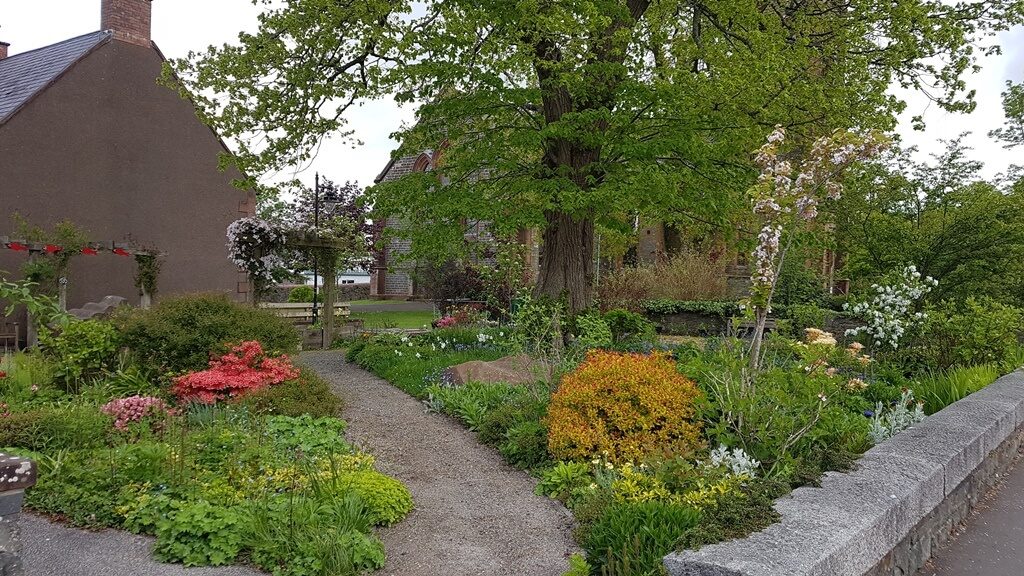 Lots of beautiful gardens in Kirkcudbright